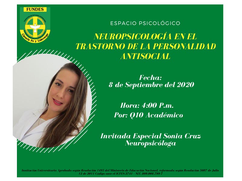 DESDE LA VIRTUALIDAD CONTINUAMOS NUESTRO ESPACIO PSICOLÃGICO DESARROLLADO EL DÃA 8 DE SEPTIEMBRE DEL 2020