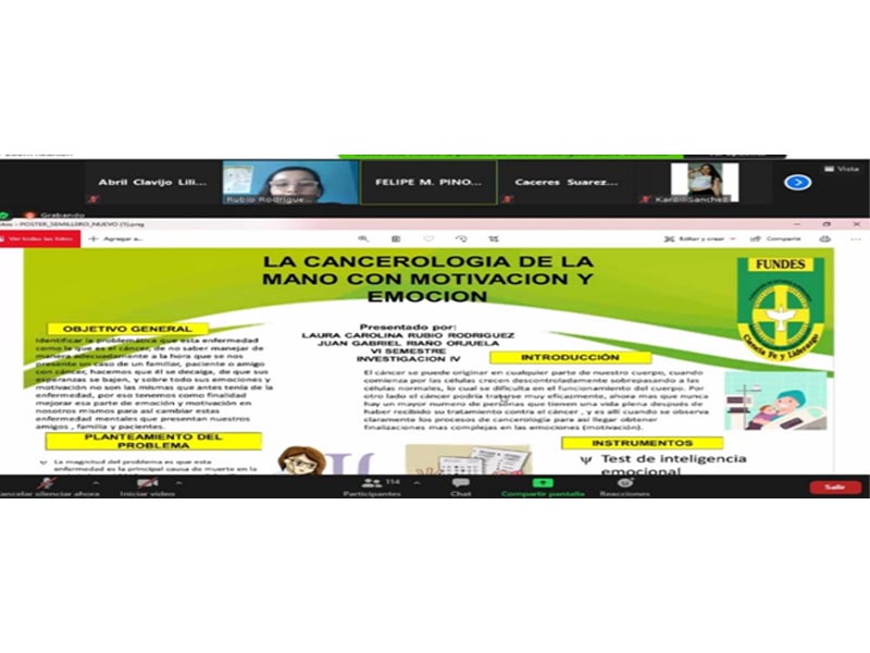 Alrededor de 460 personas se unieron a expopsicologÃ­a desde la virtualidad