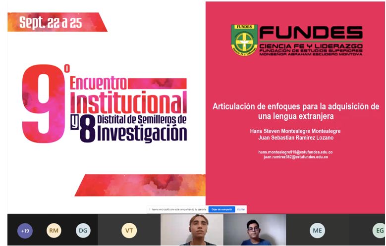 ESTUDIANTES DE LA LIC. EN LENGUA EXTRANJERA INGLÃS, PARTICIPARON EN IMPORTANTE ENCUENTRO DE INVESTIGACIÃN.
