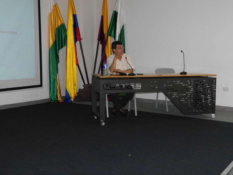 Magistrado Danilo Alfonso Rojas visita FUNDES en el marco del IV Congreso Internacional de investigaciÃ³n 2023B